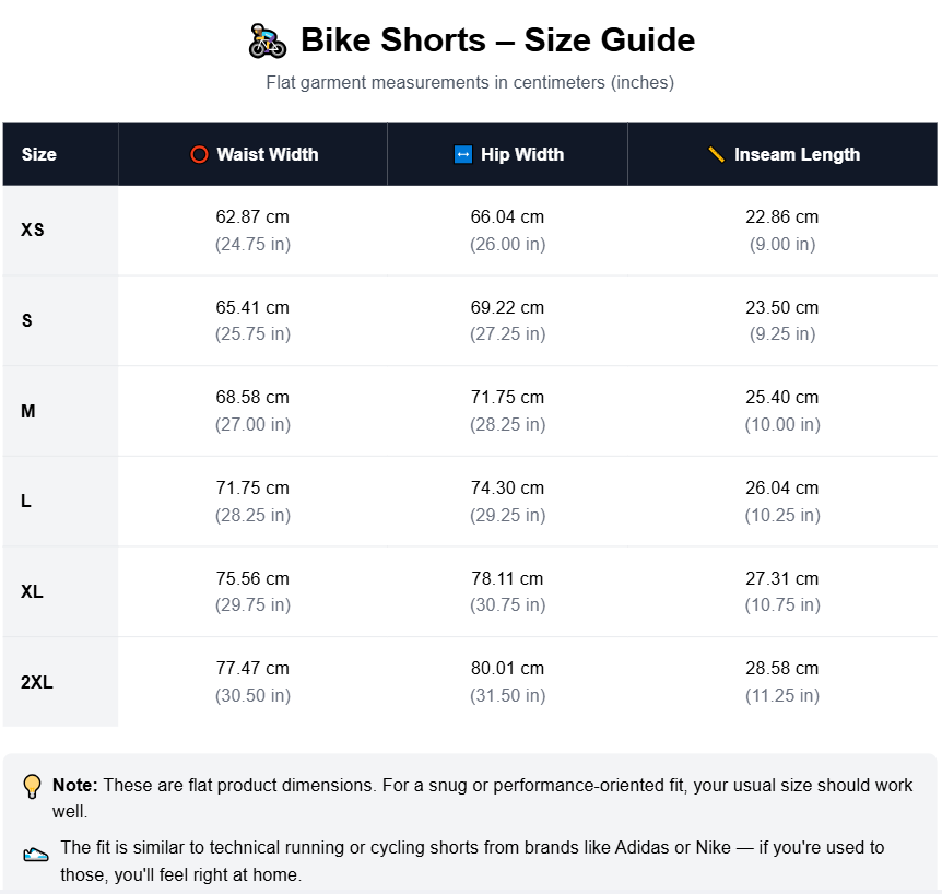Bike Shorts - Black